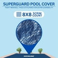 thumbnail image 7 of Swimline Hydrotools Supreme Guard Winter Cover for 28' Above Ground Round Pools, 7 of 7