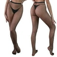 thumbnail image 2 of Bas Résille Fil Noir Creusé Maille Résille Grande Moyenne Petite Filet Collants Résille Bas de compression Multicolore, 2 of 5