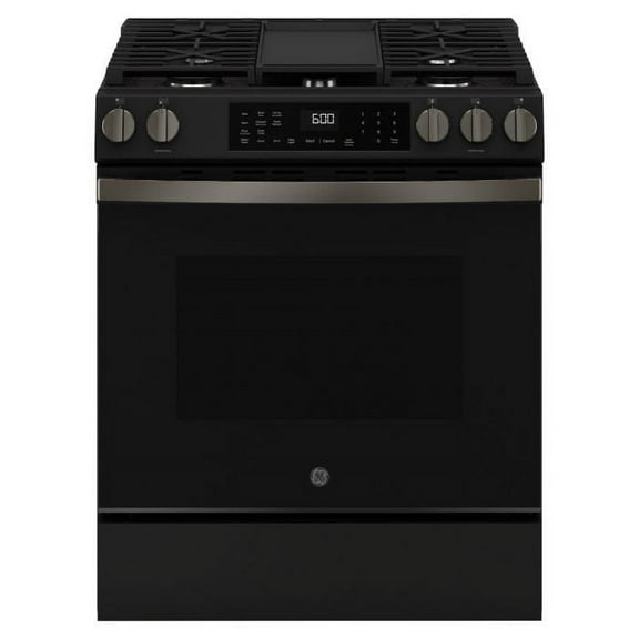 GE 30" Slide-In Front-Control Convection Gas Range with No Preheat Air Fry GGS600AVDS