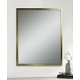 thumbnail image 5 of Hometrends Ultima Brush Wall Mirror, Rectangular Mirror, 16.50x19.50in, Brushed Gold, 5 of 5