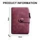 thumbnail image 2 of Carteras pequeñas de cuero plegables para mujer, tipo muñequera, con ranuras para tarjetas, ventana de identificación, monedero con cremallera, 2 of 6