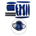 thumbnail image 6 of 27pcs Bike Padding , Replacement Pads Set, Motorcycle Chin Strap Mats Cushions for Cycling Motorcycling - Blue, 6 of 8