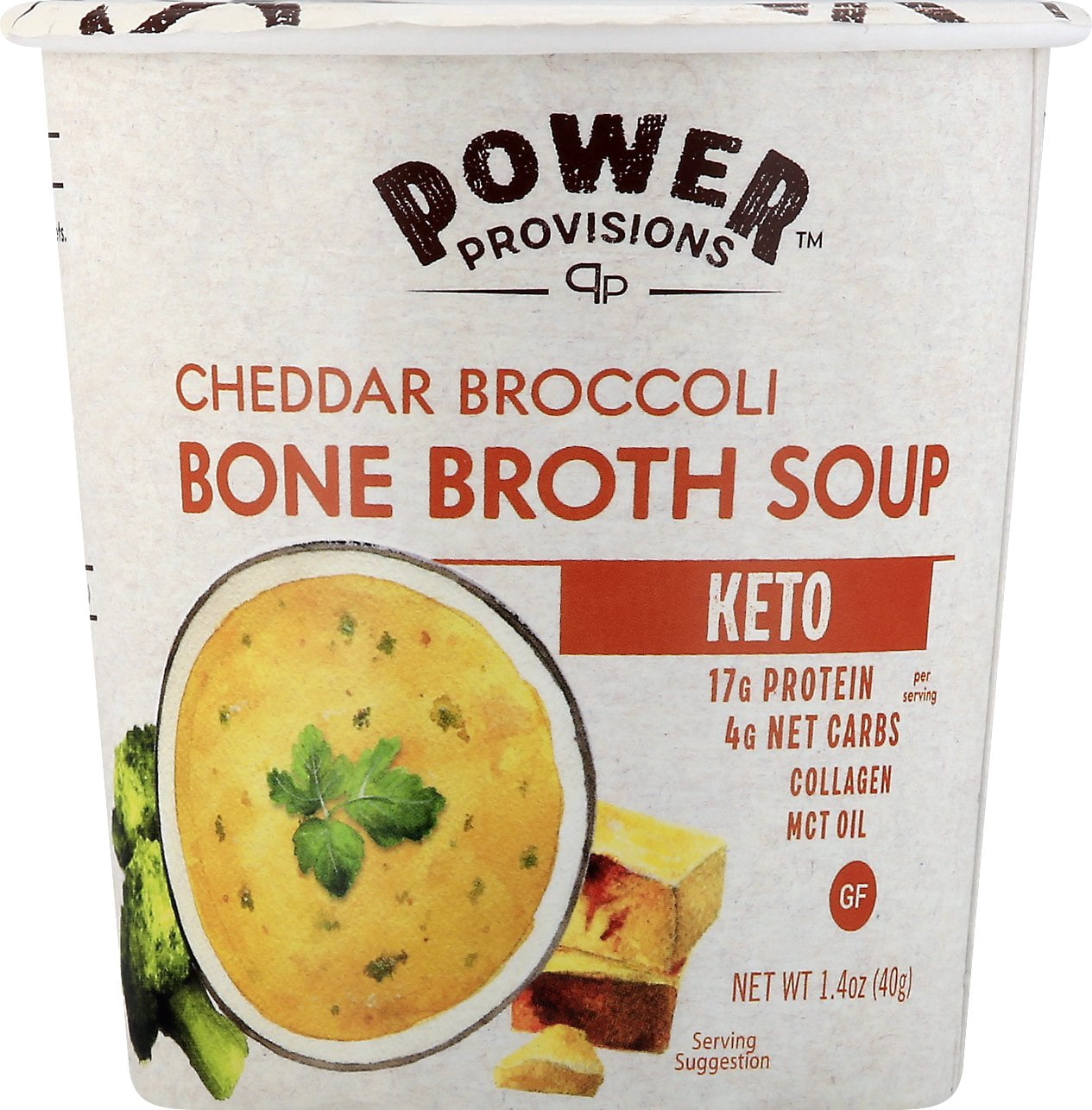 (3 pack) Power Provisions - Soup Bn Brth Chd Broc Ket - CS of 6-1.4 OZ