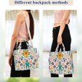 thumbnail image 4 of FORMRS Womens Corduroy Tote Bag Crossbody Shoulder Handbag with Pocket, Abstract Floral, 4 of 7