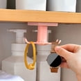 thumbnail image 1 of maskred 1/2/3/5 1111Fourone Rotating Hanging Holder Rotatable Hanger for Spoon Multifunctional Kitchen Hanging Holder Pink 1 Pc, 1 of 6