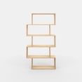 thumbnail image 4 of Ada Home Decor Furniture Multiple Tier Open Shelf Oak Barclay Modern Bookcase, 4 of 7