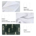 thumbnail image 2 of Yayeee Kitchen Hanging Hand Towels Set of 2 with Loop Bathroom Absorbent Tie Towel, Dark Green Plants, 2 of 7