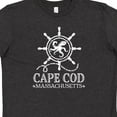thumbnail image 4 of Inktastic Cape Cod Massachusetts Nautical Youth T-Shirt, 4 of 5