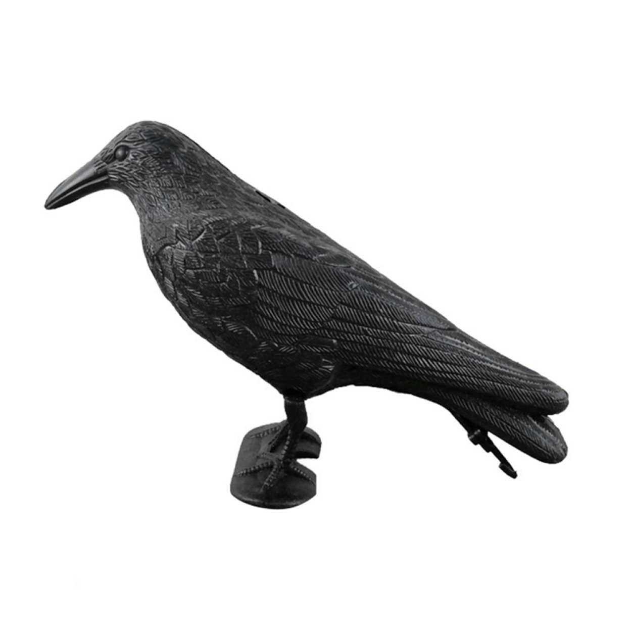 Openuye Simulation Black Crow Decoy Shooting Hunting Decoy Plastic Landscape Garden Decoration