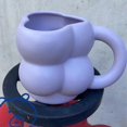thumbnail image 3 of Taza de cerámica para el hogar, taza de café para el desayuno creativa, vajilla 300ml,c Afortunado Sencillez, 3 of 4
