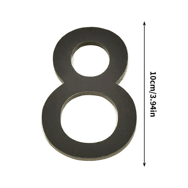 Personalized License Plates 10Cm Acrylic License Plate for Fashion Decoration License Plate Decor