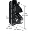 thumbnail image 4 of CRL LLP1BL Black Privacy Latch with Keyed Lock, 4 of 6