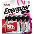 thumbnail image 1 of Energizer Piles AA MAX (Lot de 10), Piles Alcalines AA, 1 of 8