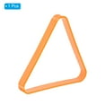 thumbnail image 3 of Plastic Pool Triangle Rack Billiard 8 Ball Racks Pool Table Accessory, Orange, 3 of 6