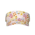 thumbnail image 3 of Balery Colorful Floral Sport Wear Athletic Visor Sun Sports Visor Hat Visor Adjustable Cap for Women and Men (One Size), 3 of 8