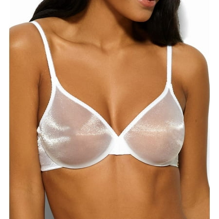 Women's Gossard 6271 Glossies Sheer Bra (White 36E) 