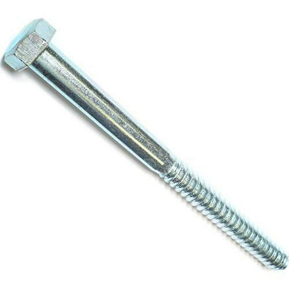3/4" x 10" Zinc Grade 2 / A307 Hex Head Lag Screws HLSHS-687 (10 pcs)