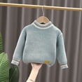 thumbnail image 2 of Coerni Baby Boys Girls Knit Sweaters Toddler Kids Soft Warm Autumn And Winter Pullover Solid Color Round Neck Sweater, 2 of 4