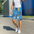 thumbnail image 7 of Bixox Men's Cute Dogs printed lightweight casual shorts, soft sleep shorts with pockets., 7 of 7