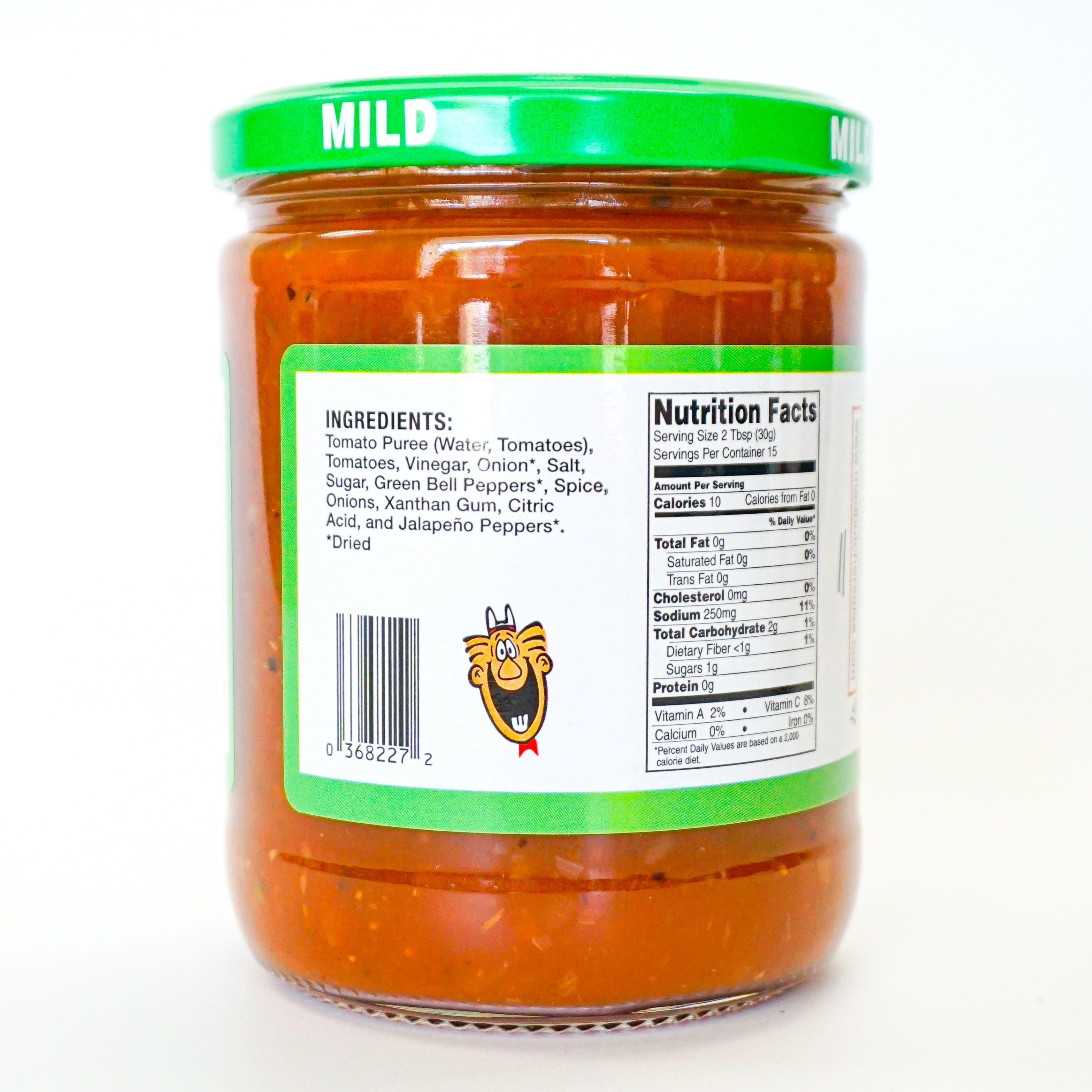 The Mad Butcher's Private Blend Mild Salsa, Gluten Free, Shelf-Stable, 16 oz Jar