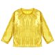 thumbnail image 4 of Gibobby Blusa Termica Niñas Vestido de fiesta de con lentejuelas y informal para niños y niñas （Dorado， 12-14 Años), 4 of 5