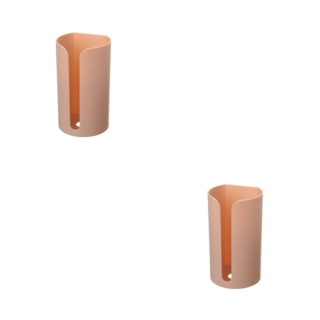 Billuyoard Bolsa de basura de plástico, estante de almacenamiento para colgar en la pared, caja de bolsas de basura, contenedor, dispensador de Type1 NO1