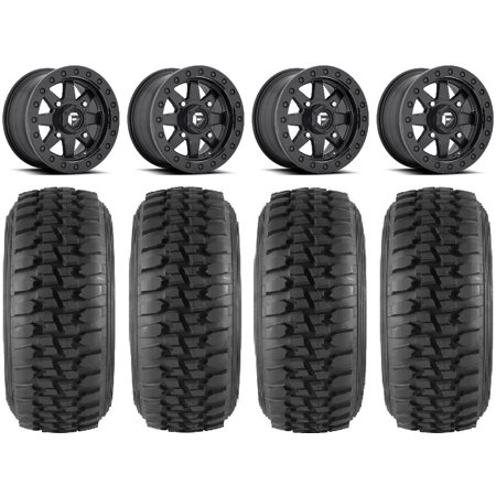 Fuel Maverick Bdlk Bk 15 Wheels 30 Desert Series Tires Kawasaki Mule Pro FXT