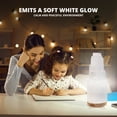 thumbnail image 5 of Himalayan Glow Selenite Crystal Lamp, Best Room Decor LED Decorative Lamp, White | 8-10", 5 of 6
