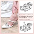 thumbnail image 4 of Pack Decorative Rhinestone Shoe Clips, Zinc Alloy Removable Fashion Crystal Flower Clips Buckle for Women, 4 of 5