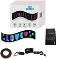 thumbnail image 2 of Deals Qaailabf LED Sign For Car Flexible LED Display Programmable LED Matrix Panel USB 5V Bluetooth Application Control, 2 of 9