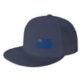 thumbnail image 1 of DouZhe Flat Brim Cap Snapback Hat, Nevada State Flag Prints Adjustable Blue Adult Baseball Cap, 1 of 6