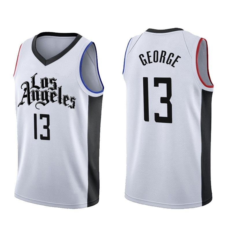 NBA 2022 Los Angeles Clippers Basketball Jersey Kawhi Leonard Paul George in El Salvador at USD 100 Rating 5