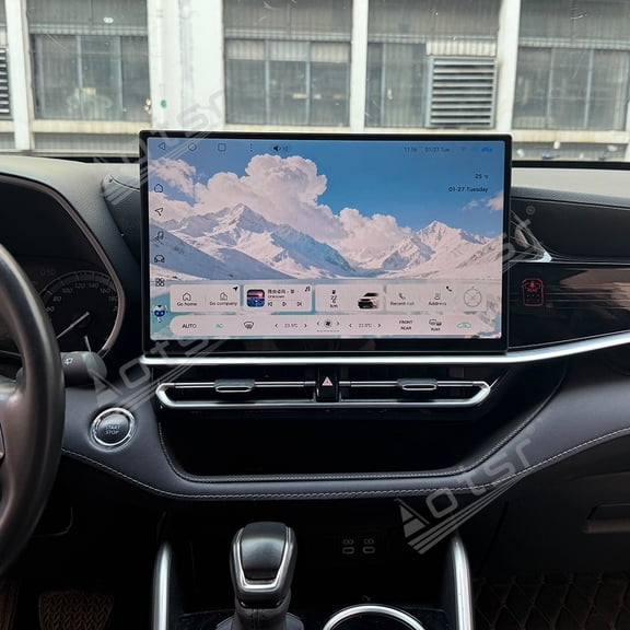 Aotsr 15.6 inch Carplay Multimedia Player For Toyota Highlander 2022-2025 Android 13 Car Radio AUTO Audio Stereo GPS DVD Head Unit