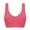 Watermelon Red, variant on ZyeKqe Plus Size Bras for Women No Underwire Everyday Bra Breathable Wireless Comfort Stretchy Sleep Bra