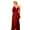 Rose Red, variant on Women's Sexy Polka Dot Lace Sleeve Satin Bathrobe - Soft Fabric - S-L Sizes