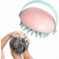 thumbnail image 1 of Scalp Massager Brush | Unisex Waterproof Shampoo Scrubber for Hair Care | Shower-Friendly Silicone Tool, 1 of 5