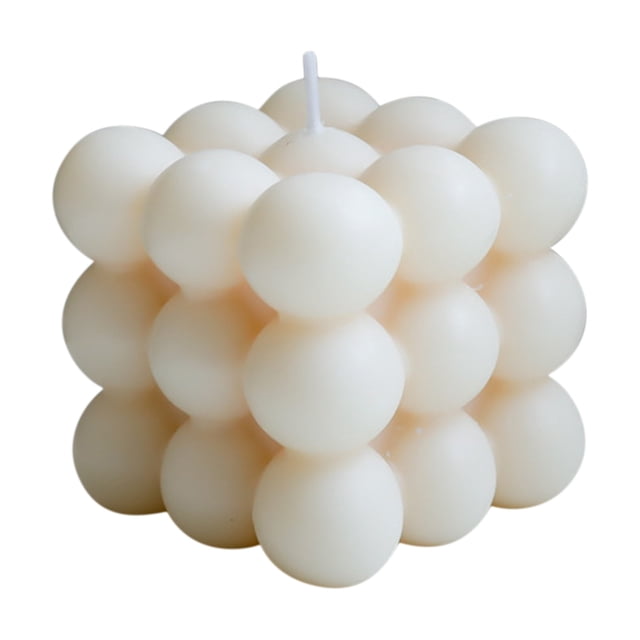 Apmemiss Geometric Square Shape Handmade Candle Light Aroma Soy Wax Candle Diy