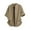 Brown, variant on ZCFZJW Mens Dress Shirts Wrinkle Free Dress Shirts for Men Casual Rolled-up Long Sleeve Button Down Shirts Banded Collar Shirts Khaki M