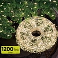 thumbnail image 1 of Luces de navidad serie 1200 led Artego cooper cluster super jumbo con carrete Decoración luces Navideñas eventos LED christmas string cluster lights waterproof 8 modos de uso con temporizador, 1 of 7