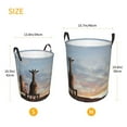 thumbnail image 5 of Easygdp Elephant Giraffe Large Dirty Clothes Hamper, Lightweight Storage Basket, Household Laundry Bag with Handle -, 5 of 8