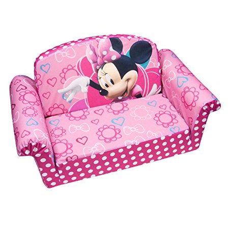 Marshmallow Furniture Minnies Bow Tique Flip Open Sofa Walmart