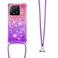 thumbnail image 3 of Funda para Xiaomi 13T/13T PRO 5G Brillantina Líquida Divertida Reluciente y con Cristales en Movimiento Cuerpo Cruzado con Cordón Ajustable, 3 of 5