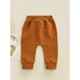 thumbnail image 4 of TOPGOD Infant Baby Boys Girls Pants Elastic Waist Drawstring Trouser Joggers Long Pants with Pocket Tie-Up Sweatpants, 4 of 6