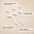 thumbnail image 2 of Dental floss picks 150 pack. Dental floss picks, easy storage with zipper seal, plaque remover, no breakage no tearing, 2 of 4