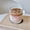Pink PARIS, variant on CHUNTIAN Large Capacity Glass Coffee Cup Cold Brew Iced Latte Mug Home Pink Letters Korean Style