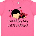 thumbnail image 4 of Inktastic Loved by My Great Grandma Girls Toddler T-Shirt, 4 of 5