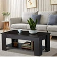 EROMMY Lift Top Coffee Table,Rustic Coffee Table Lift Tabletop with