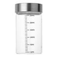 thumbnail image 2 of DFC Bouteilles de Jus en Verre 6 Pack 12 Oz Grand Ouverture avec Couvercles pour Jus Protéiné Smoothie Lait Réutilisable Couvercles en Acier Inoxydable Shaker, 2 of 9