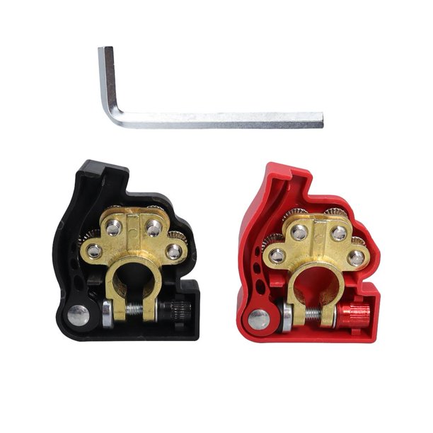 Conector de abrazadera de batería Conector de liberación rápida positivo negativo (A)