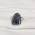 thumbnail image 2 of AAA Natural Tanzanite Ring, Rough Tanzanite Ring, December Birthstone, Bohemian Ring, 925 Sterling Silver, Womens Ring, Christmas, Thanksgiving, Handmade, Statement Jewelry, Rough Gemstone Jewelry, 2 of 5